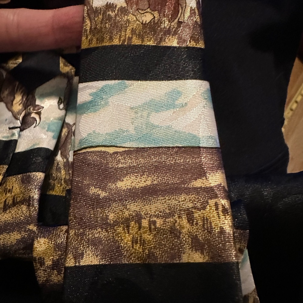 NEW w Tag / Vintage Steven Harris Buffalo Tie - Picture 3 of 10